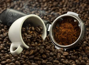 coffee bean and instant coffee